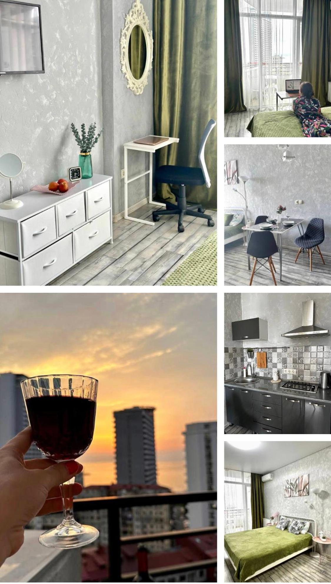 Pirosmani 18D, 14 Floor Apartment Батуми Екстериор снимка